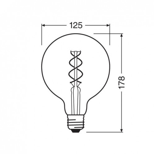 LED filament retro sijalica toplo bela 4W OSRAM - Led sijalice