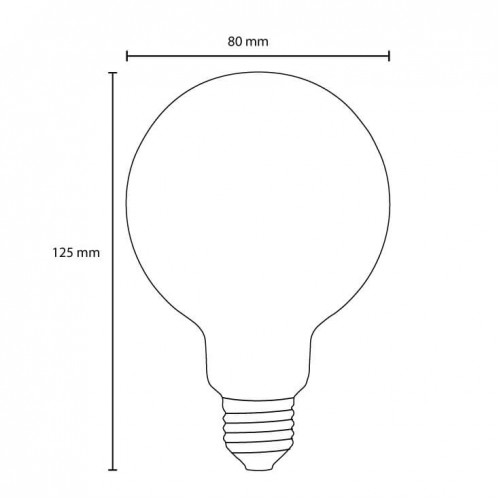 LED filament sijalica dimabilna toplo bela 6W - Led sijalice