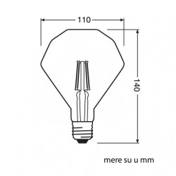 LED filament sijalica retro toplo bela 4W OSRAM