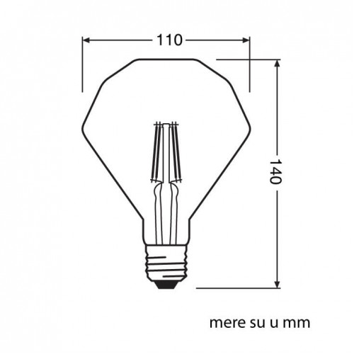 LED filament sijalica retro toplo bela 4W OSRAM - Led sijalice