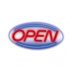 LED neon natpis "Open"