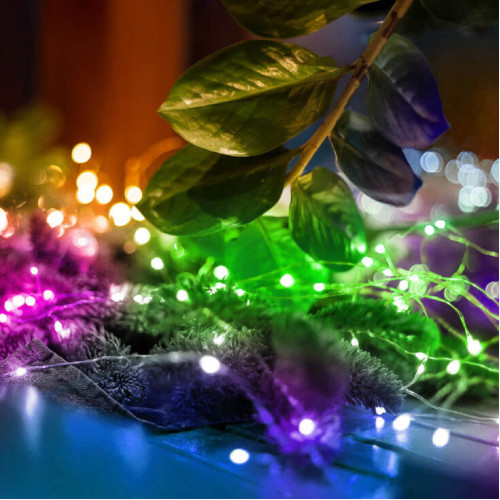 Lampice za jelku sa 20 RGB LED dioda -