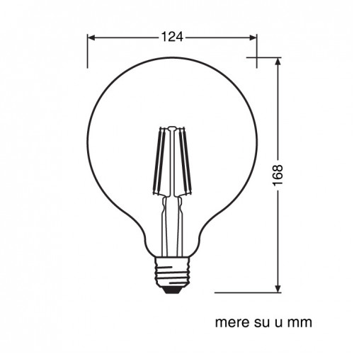 Retro LED filament sijalica toplo bela 4W OSRAM - Led sijalice