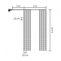 Svetleći niz sa 294 hladno bele LED diode