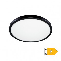 LED plafonjera 28W dnevno svetlo crna