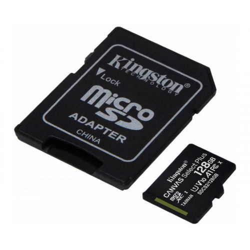 KINGSTON A1 MicroSDXC 128GB 100R class 10 - Hard disk za video nadzor