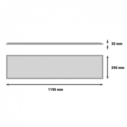 LED panel 44.4W dnevno svetlo Prosto 1200x300Led paneli