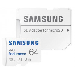 SD kartica SAMSUNG PRO Endurance MicroSDXC 64GB U3 + SD Adapter MB-MJ64KA