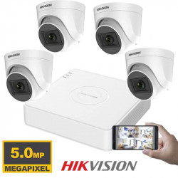 4 Kamere 5MP sa zvukom i DVR za Vašu sigurnost