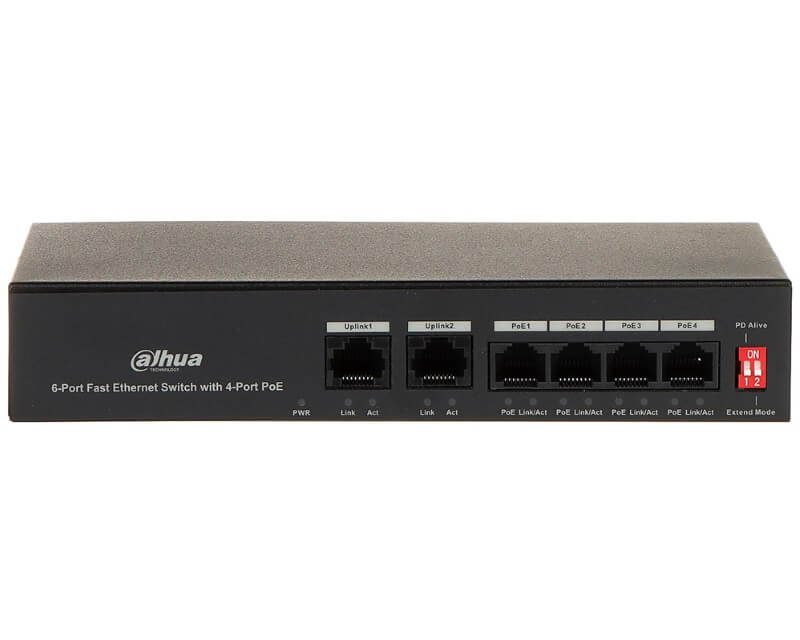 DAHUA PFS3006-4ET-36 6-Port Ethernet Switch With