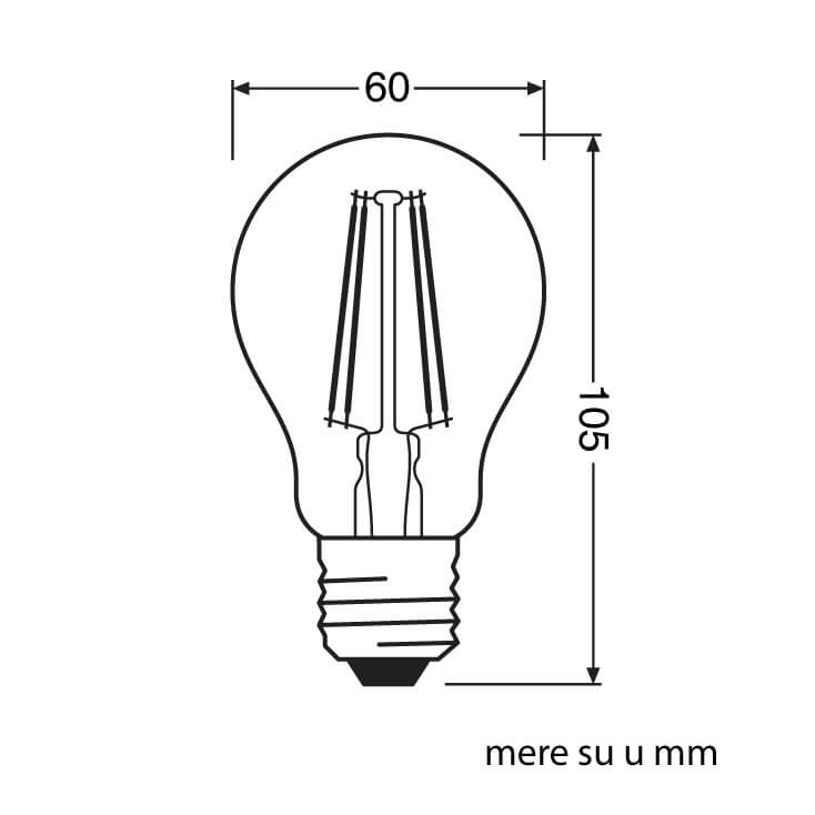 Dekorativna Retro Sijalica 7W OSRAM