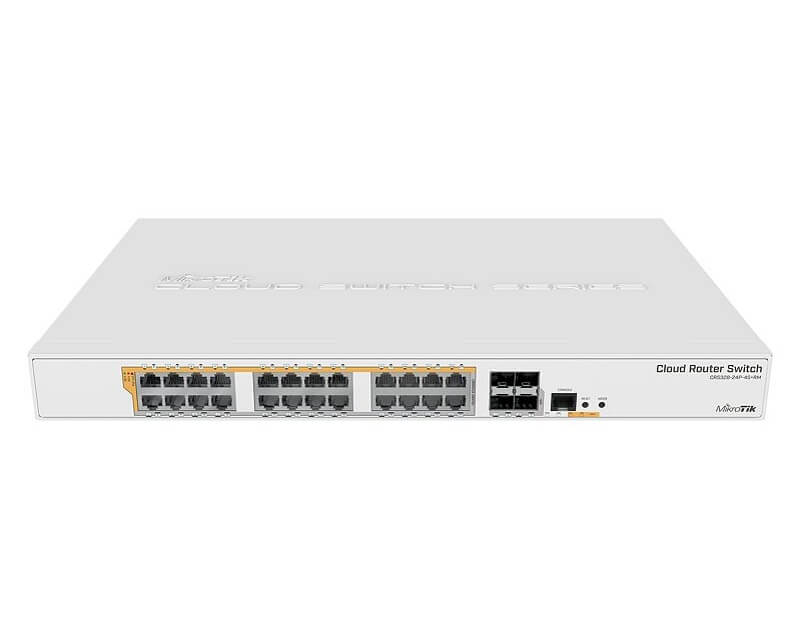 PoE Switch MIKROTIK (CRS328-24P-4S+RM)