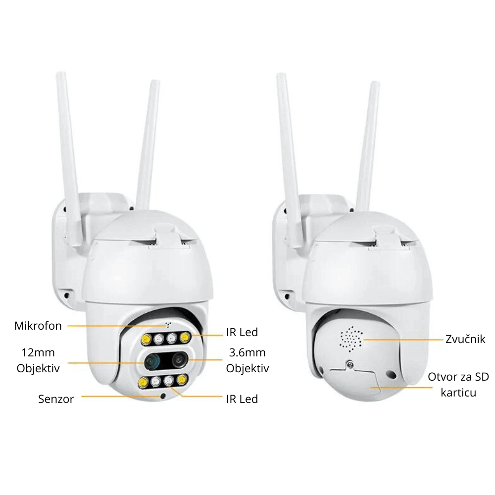 AI WiFi PTZ Kamera Vaša Inteligentna Sigurnost