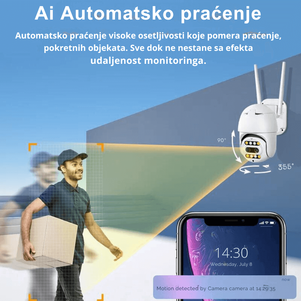 AI WiFi PTZ Kamera Vaša Inteligentna Sigurnost