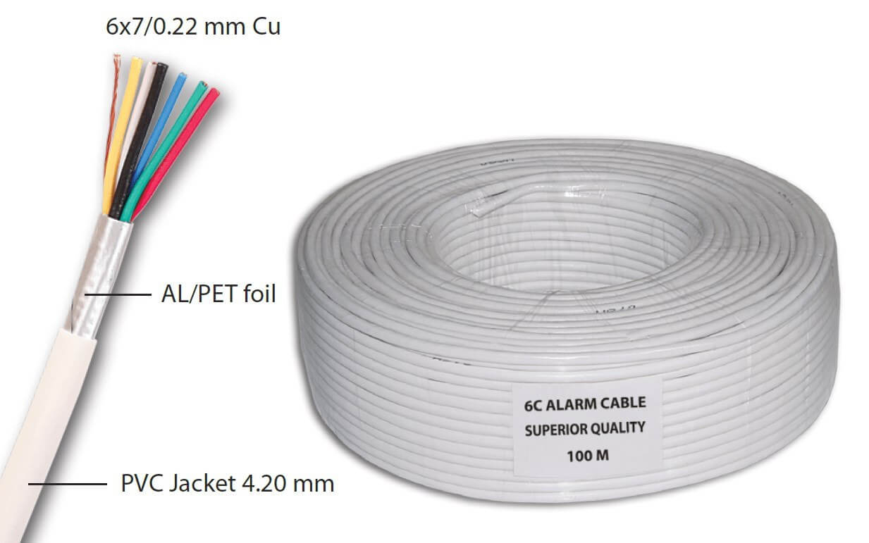 Alarmni Kabl 6C CCA 6x0.25mm