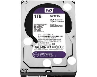 WD 1TB 3.5 SATA III 64MB IntelliPower WD10PURZ Purple