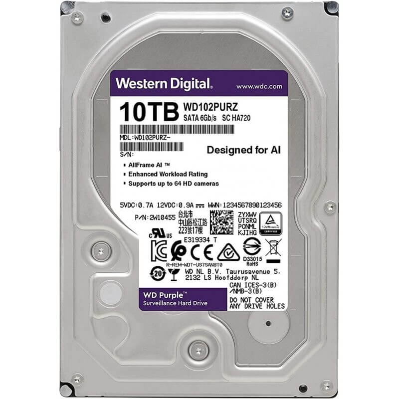 Hdd 10 Tb Western Digital Purple