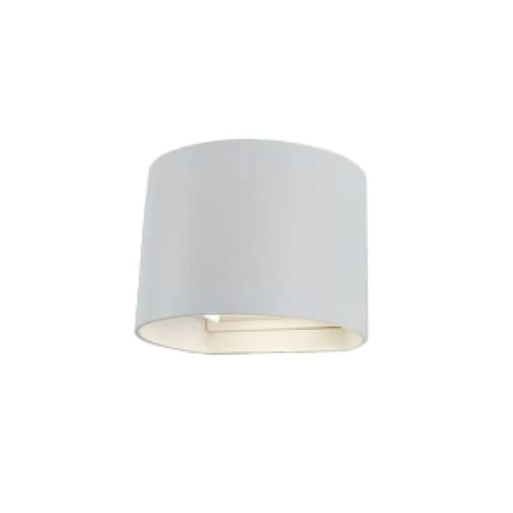 Baštenska Zidna LED Lampa 6W Bela Elegant