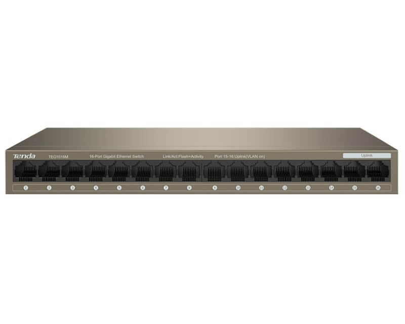 TENDA TEG1016M 16-Port Gigabit Ethernet Switch